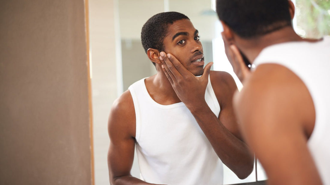 Black man skincare
